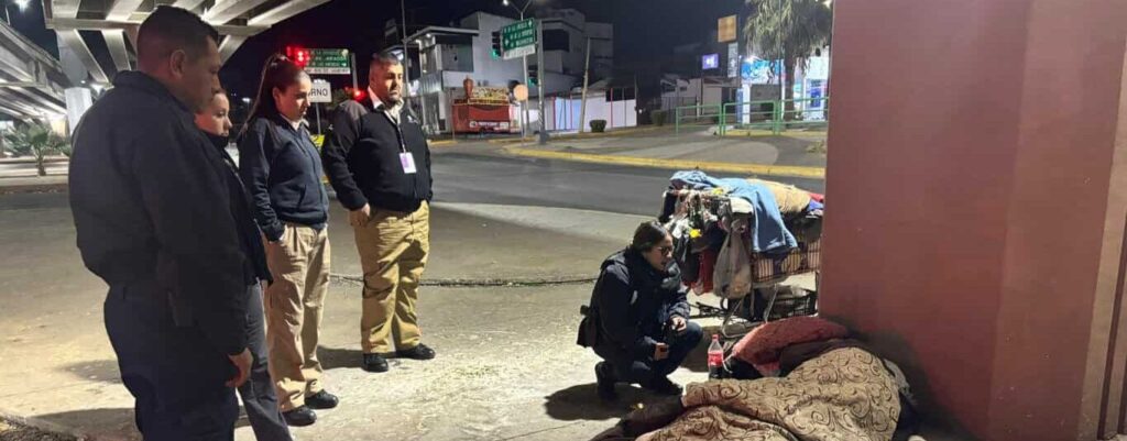 Continúan rondines para trasladar a personas vulnerables por frío: Policía Municipal