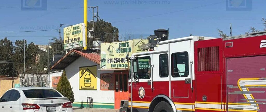 Detectan fuga de gas en local de hamburguesas de la colonia Guadalupe