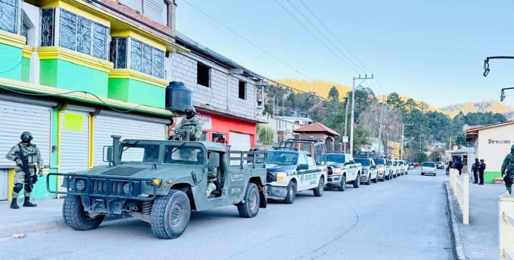 Mantienen células BOI trabajos de seguridad en Guadalupe y Calvo
