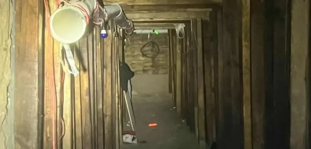 Túnel clandestino en frontera México-EEUU tenía al menos dos años operando