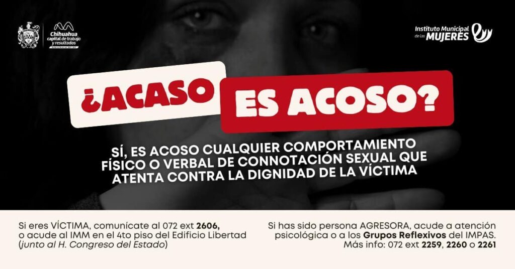 Informa municipio cómo identificar si has sido víctima de acoso o violencia por razón de género