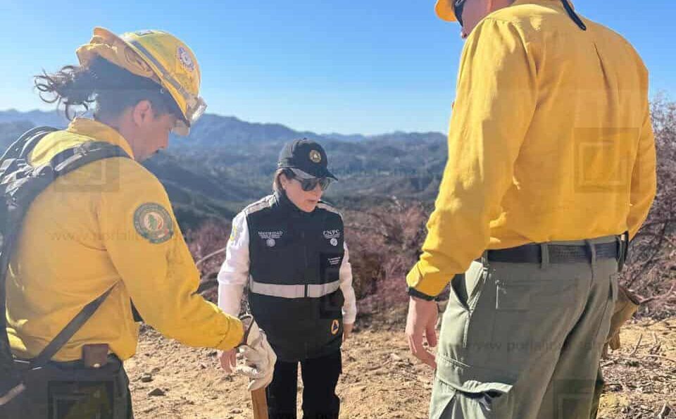 Delegación Mexicana Apoya en Combate a Incendios en California