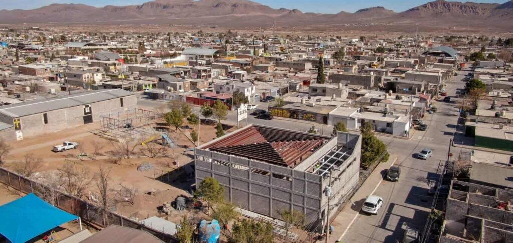 Avanza Municipio en construcción de gimnasio de box en colonia Santa Cecilia