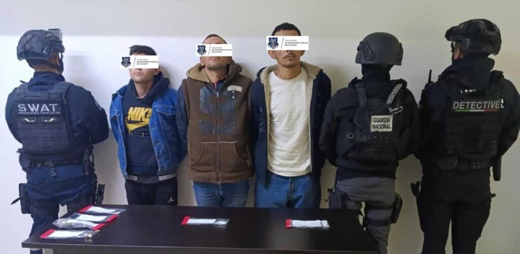 Cae tres con marihuana y metanfetaminas en la colonia Riberas de Sacramento