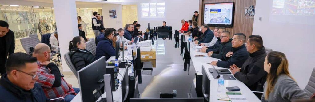 Encabeza alcalde Bonilla reunión de mesa de atención de emergencias para revisar atenciones por nevada