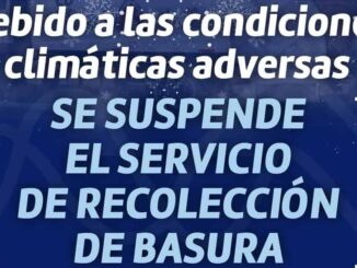Servicio de recolección de basura se reanudará en cuanto clima mejore