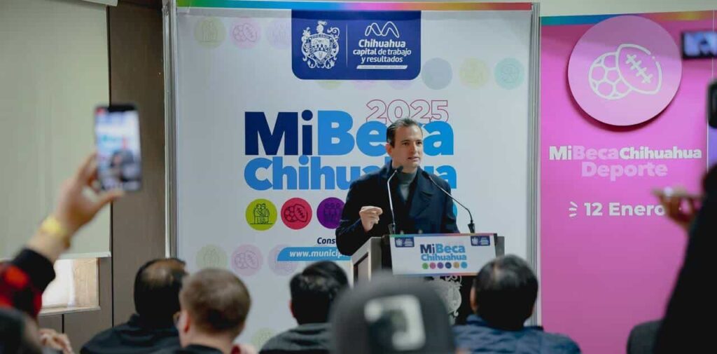 Anuncia alcalde fechas para Mi Beca Chihuahua 2025
