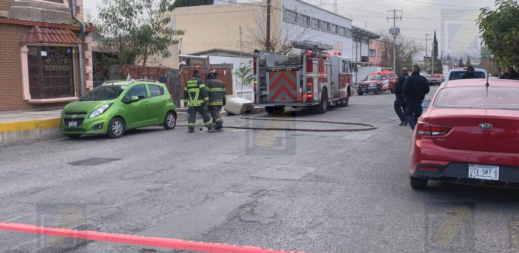Se registra incendio en tapias de la colonia Obrera