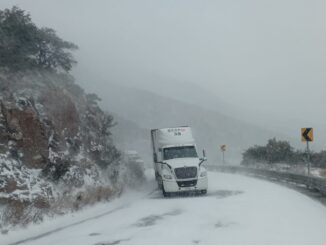 Cierran tramos carreteros Janos-Agua Prieta y Janos-Ascensión por Tormenta Invernal