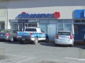 Detienen a pareja como probable responsable del robo con violencia a banco esta mañana