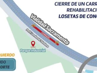 A partir del 6 de enero, cerrarán carril en Vialidad Sacramento por reposición de losas