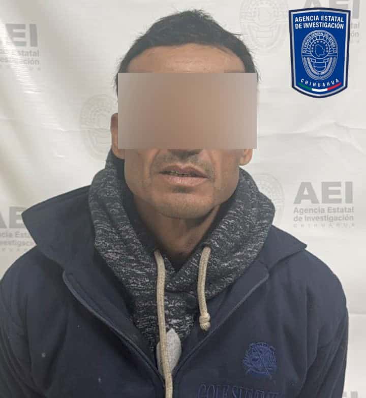 Detiene AEI a sujeto acusado por incumplir el pago de pensión alimenticia de sus tres hijos en Parral