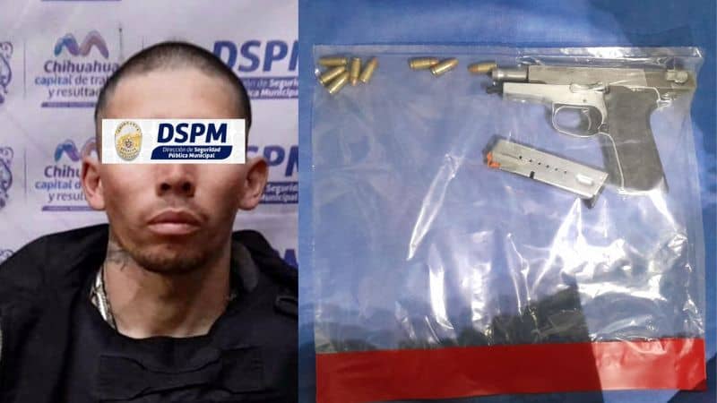 A disposición de Fiscalía hombre detenido en Riberas con arma de fuego