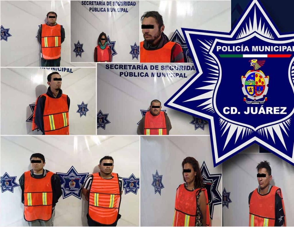 Detienen a 9 personas que contaban con orden de aprehensión