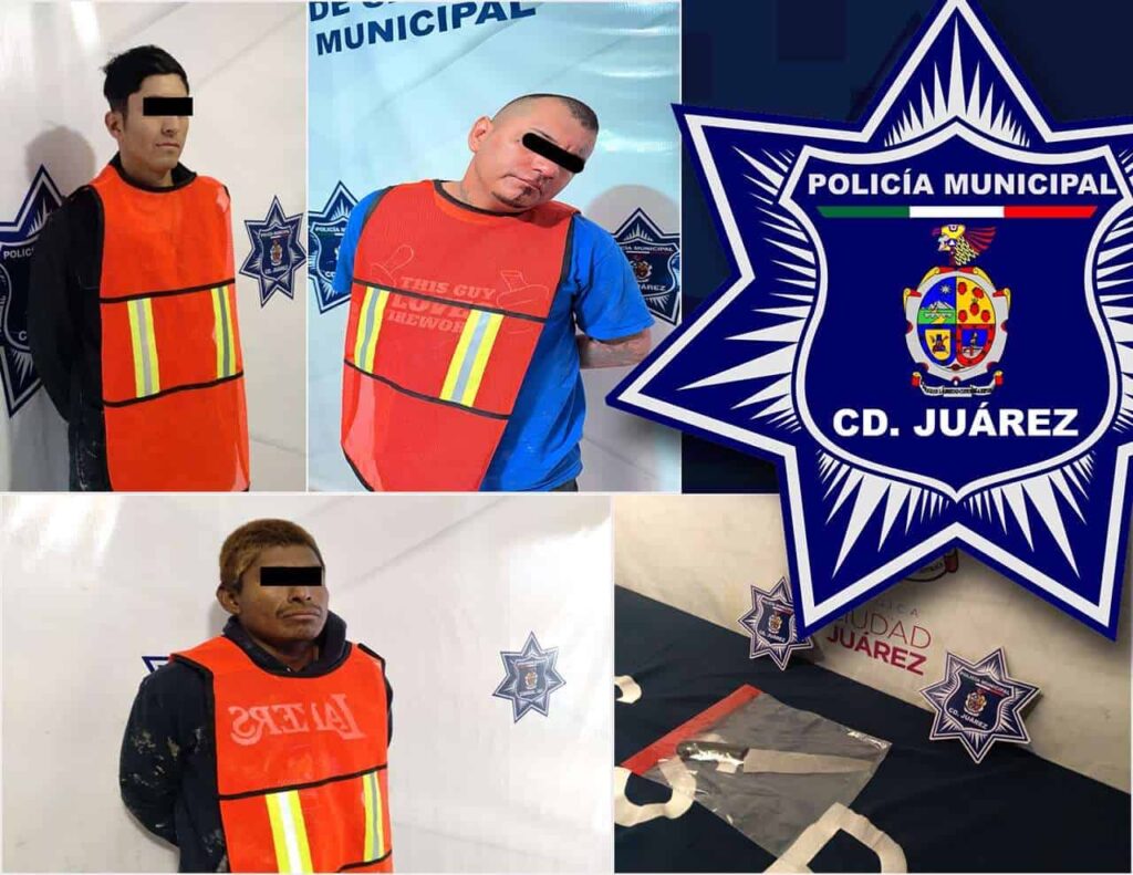 Detienen a 3 acusados de violencia familiar