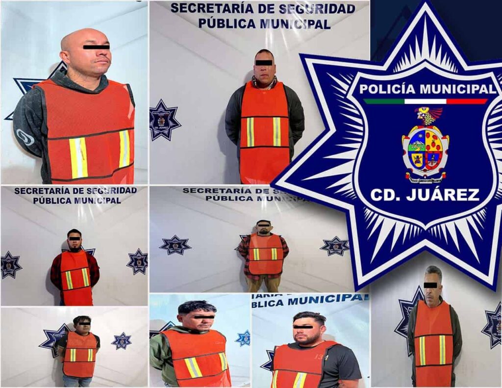 Detienen a ocho por violencia familiar