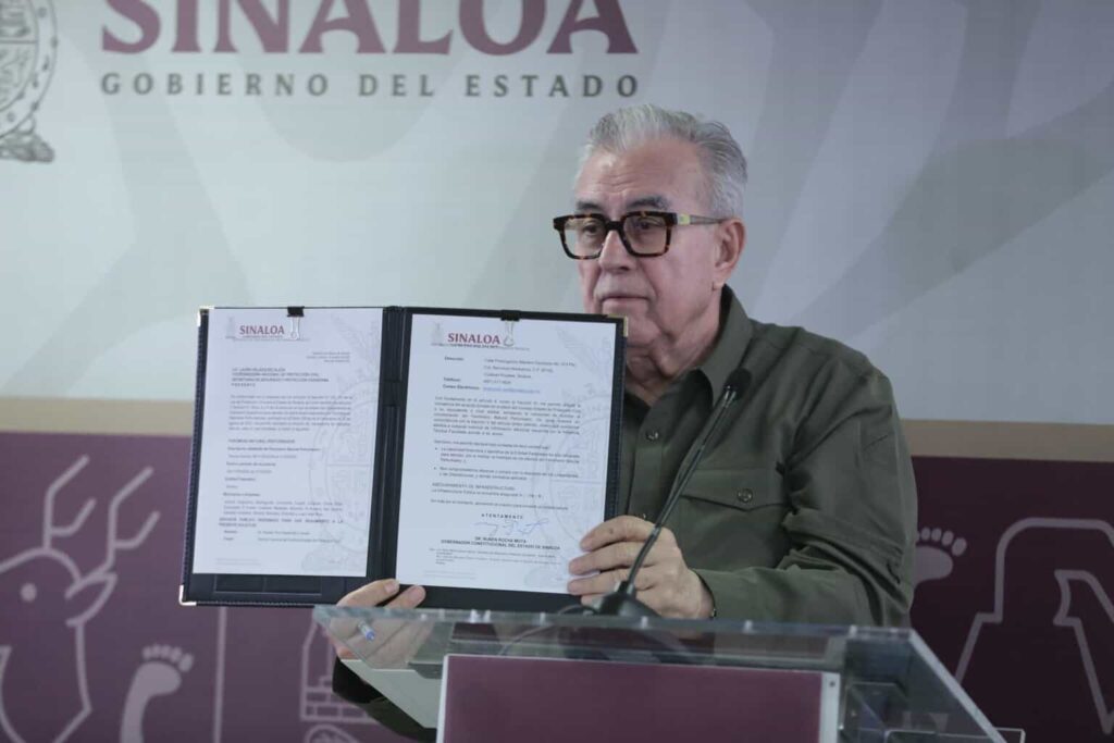 Rubén Rocha solicita declaratoria de desastre natural para Sinaloa por sequía