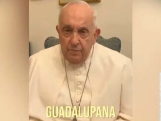 Sheinbaum muestra video inédito del papa Francisco donde habla de la Virgen de Guadalupe