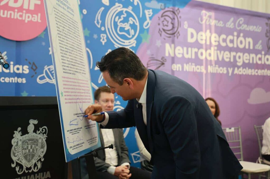 Refrenda alcalde Bonilla compromiso para la Detección de Neurodivergencias en Niñas y Niños de la Capital