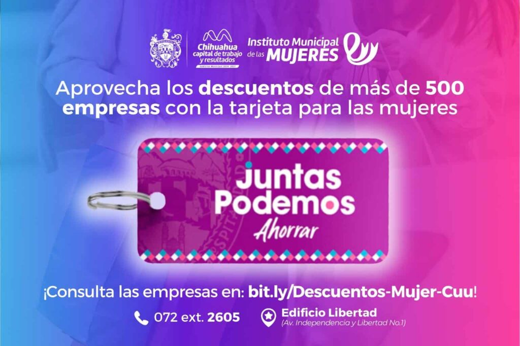 Estas son las empresas que ofrecen descuentos al presentar la tarjeta “Juntas Podemos Ahorrar”