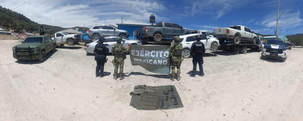 Encuentran 5 vehículos con reporte de robo en Guadalupe y Calvo