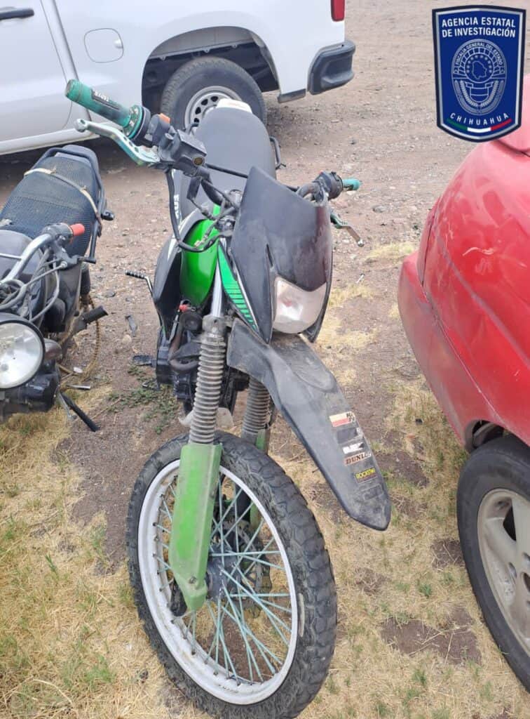 Recupera AEI motocicleta con reporte de robo en Parral