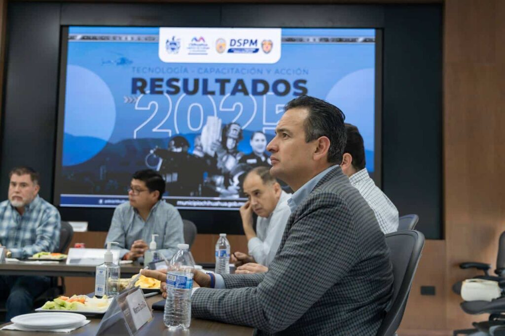 Encabeza alcalde reunión con FICOSEC para analizar resultados de seguridad del año 2025