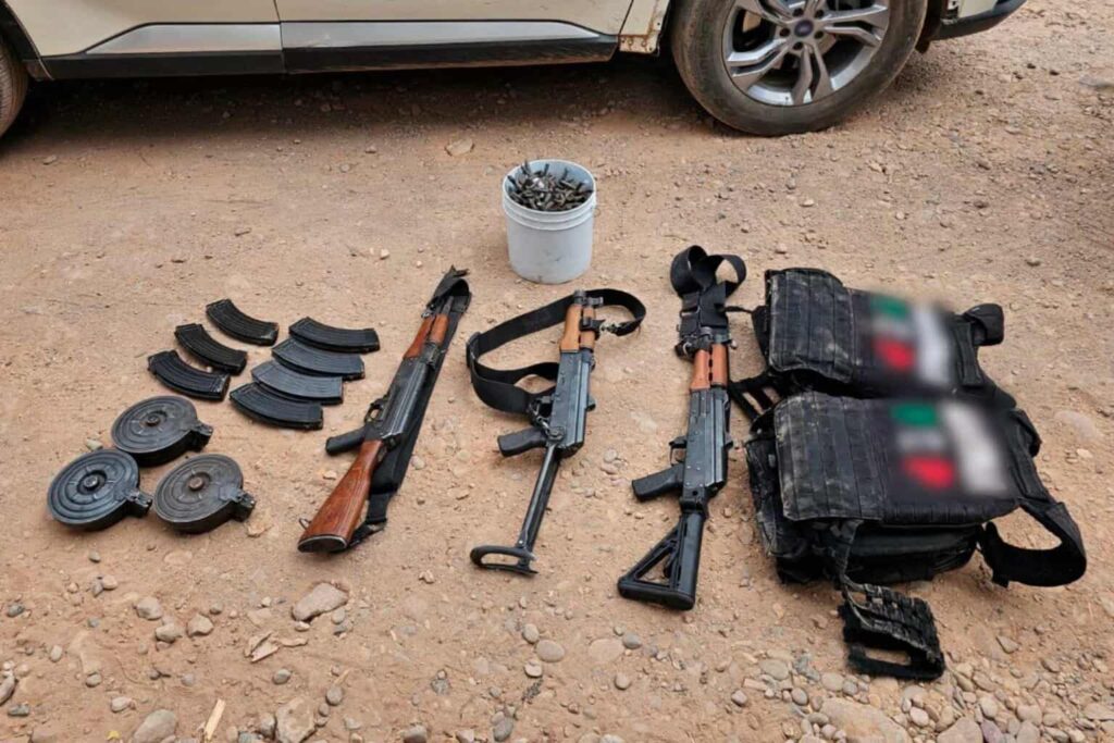 Fuerzas federales detienen a 4 presuntos criminales en Culiacán, Sinaloa