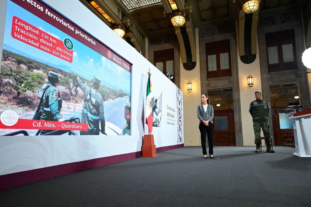 Gobierno destaca construcción de trenes a Pachuca, Querétaro y Tren Maya de carga