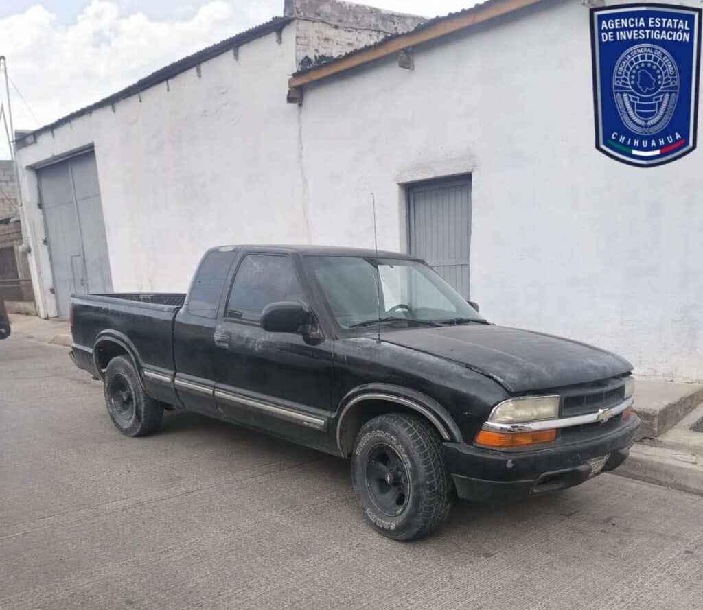 Recupera AEI pick up con reporte de robo en Parral