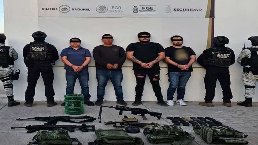 Detienen en Culiacán a cuatro miembros de ‘Los Chapitos’