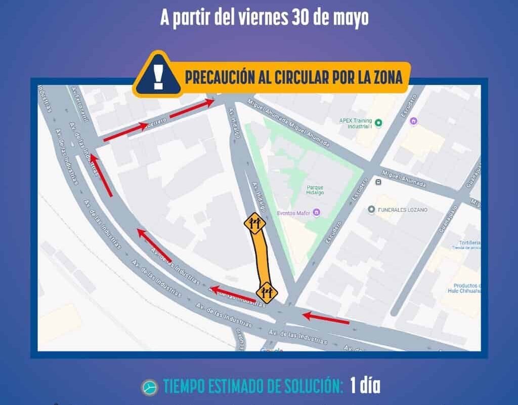 Reparará JMAS Chihuahua línea de drenaje en la colonia Industrial