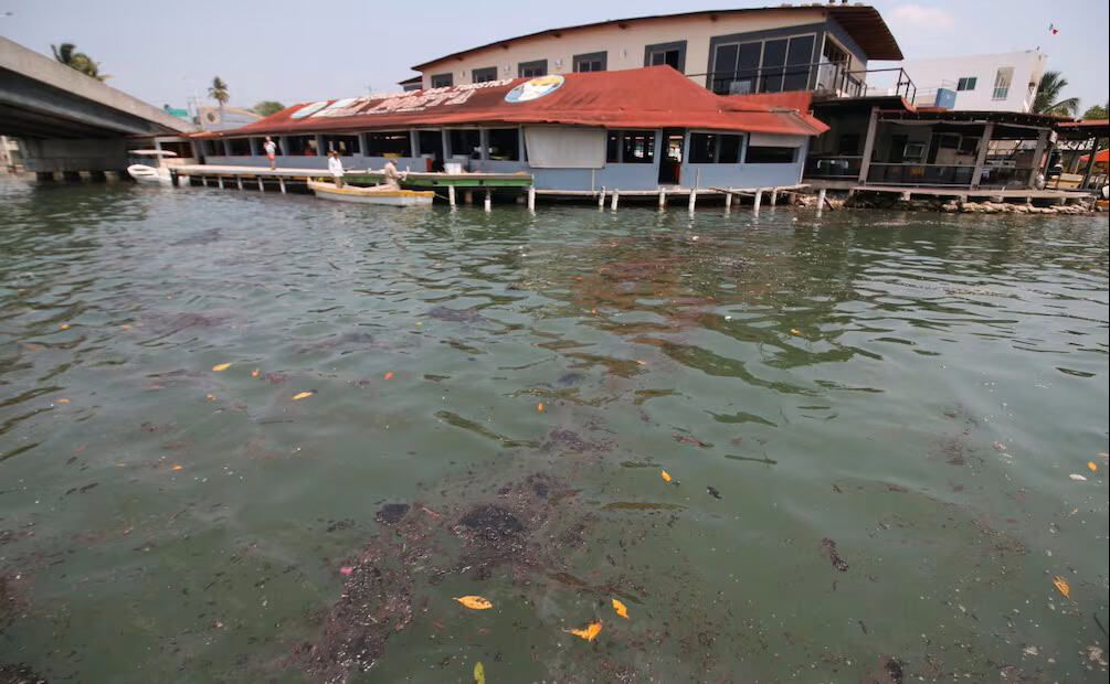 Derrame de hidrocarburo en Tabasco mata peces y cierra playas; acusan a Pemex