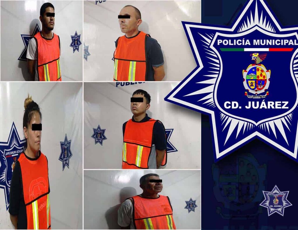 Detienen a cinco prófugos de la justicia
