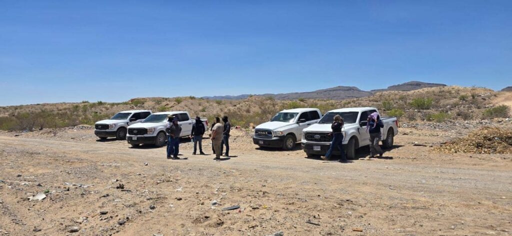 Familiares de desaparecidos, colectivos y la FGE realizan búsqueda y rastreo en inmediaciones del arroyo El Navajo