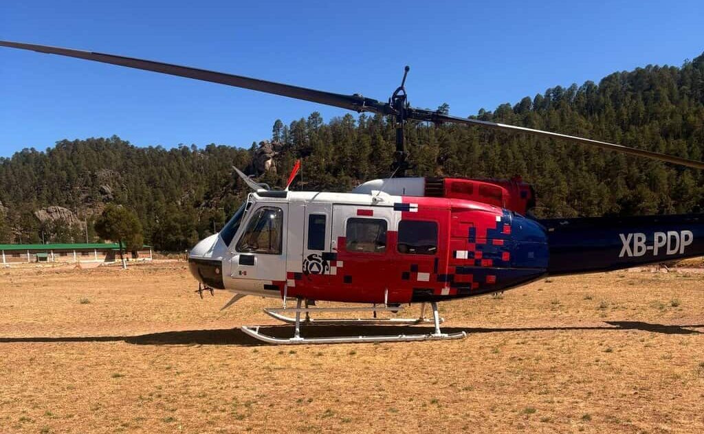 Inician autoridades reconocimiento aéreo ante incendios forestales en Ocampo