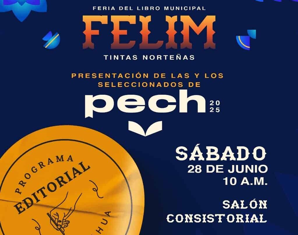 Iniciará Feria del Libro Municipal con la presentación y premiación del Programa Editorial Chihuahua 2025