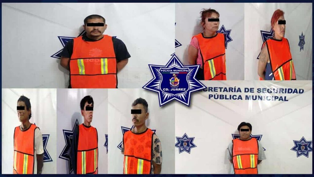 Detienen a 7 que tenían orden de aprehensión