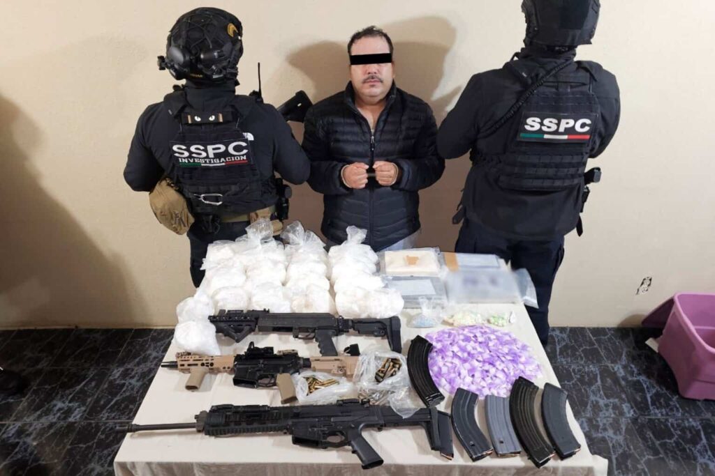 Detienen en Tijuana al ‘Chaparro’, integrante del Cartel del Pacífico