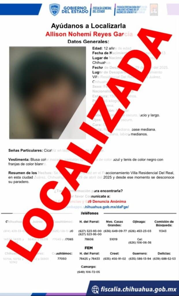 Localiza FEM sanas y salvas a dos menores de edad que contaban con reporte de ausencia