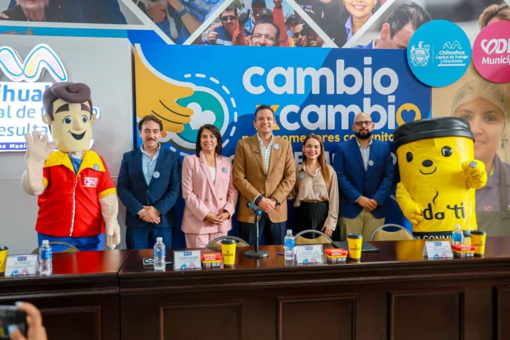 Anuncia alcalde colaboración con OXXO para apoyar comedores comunitarios del DIF Municipal