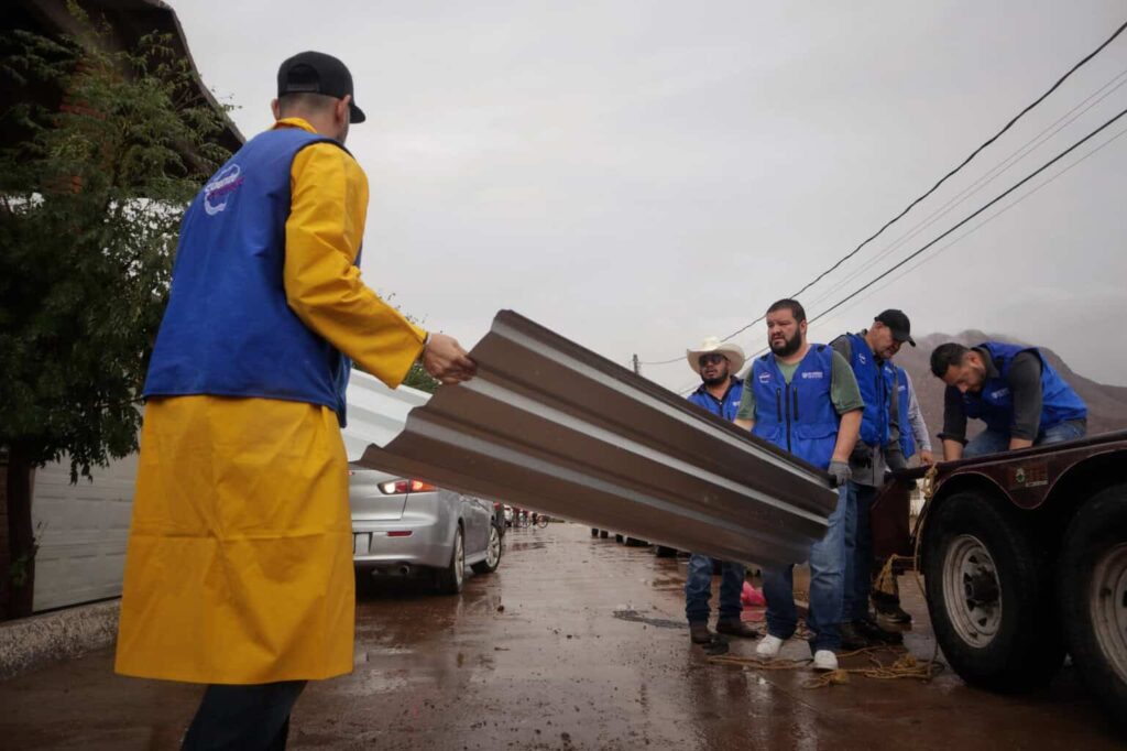 Implementa Desarrollo Humano estrategia emergente para apoyar a personas afectadas por las lluvias