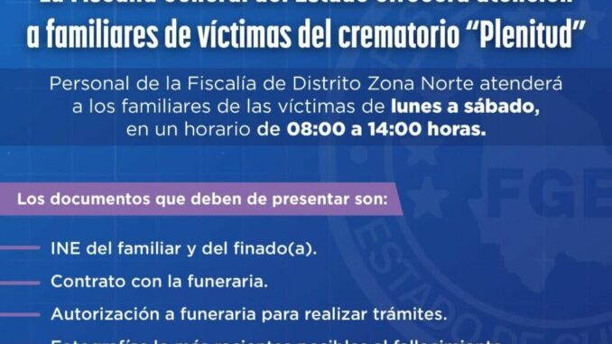 mantendra-fiscalia-atencion-a-familiares-victimas-de-crematorio-plenitud.jpg Mantendrá Fiscalía atención a familiares víctimas de crematorio “Plenitud”