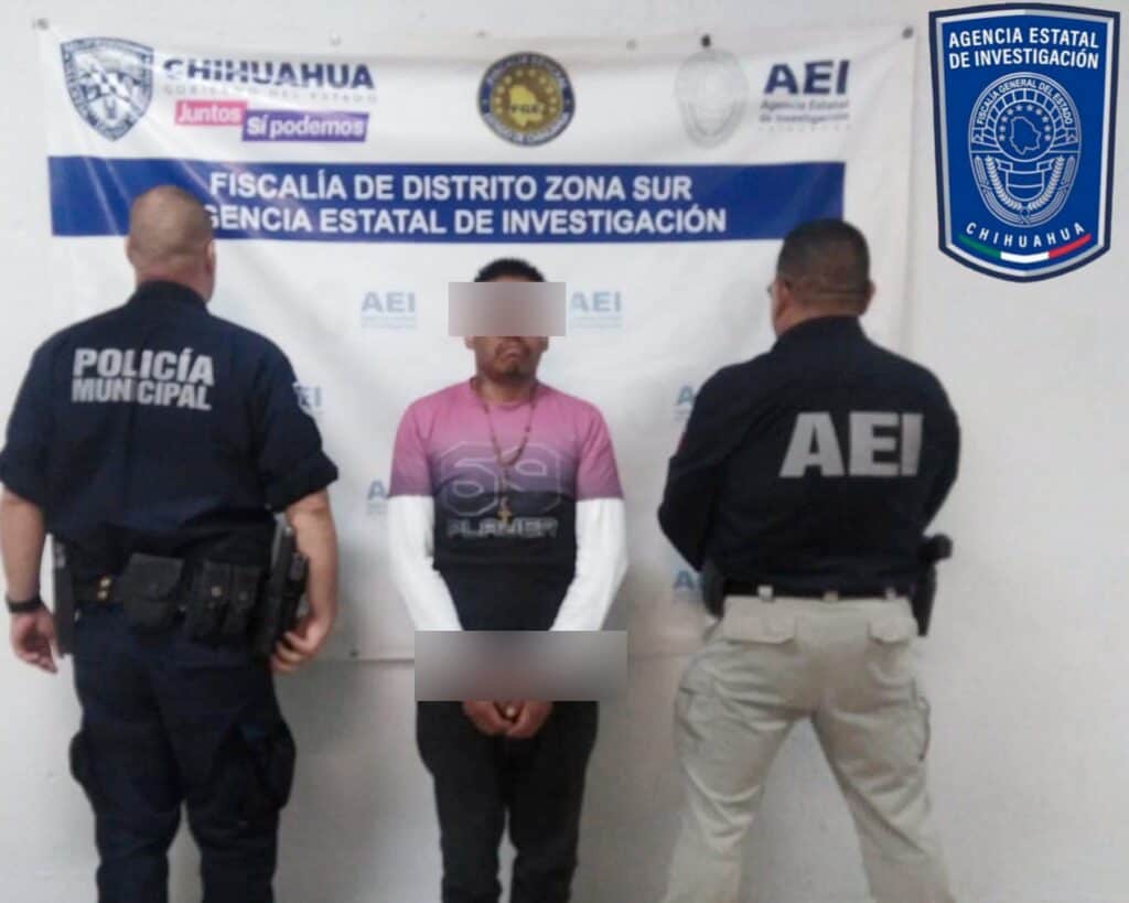 Detienen AEI y DSPM a masculino por posesión de metanfetamina en Parral