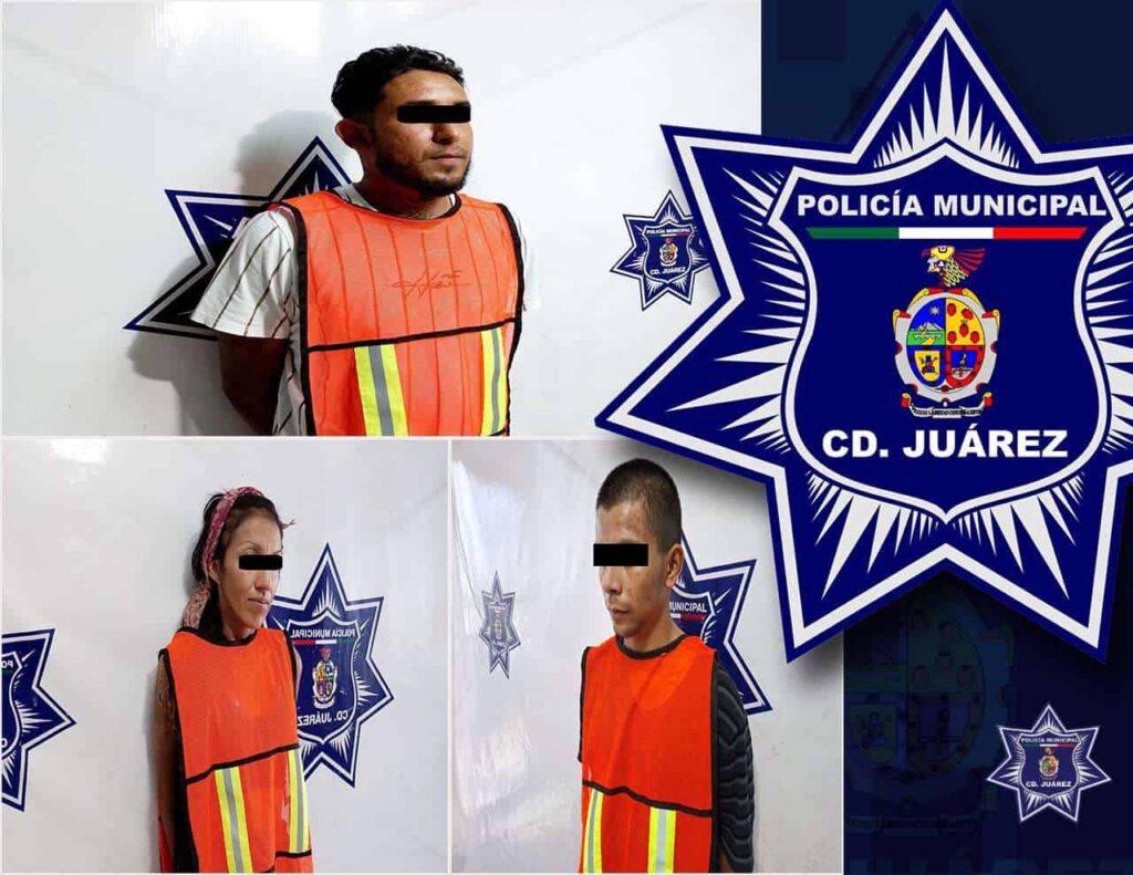 Detienen a tres personas con órdenes de aprehensión vigentes