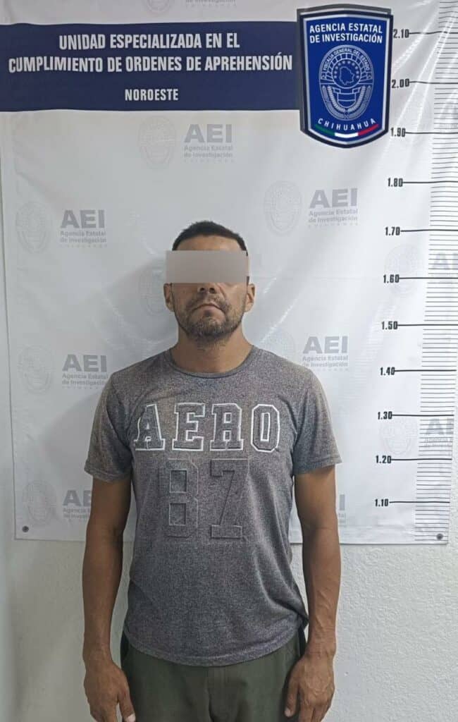 Lo detiene AEI Noroeste por causar daños a vehículos en la vía pública en Nuevo Casas Grandes