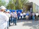 Entregan Saúl Mireles y Homero Luján maíz molido a productores de Anáhuac