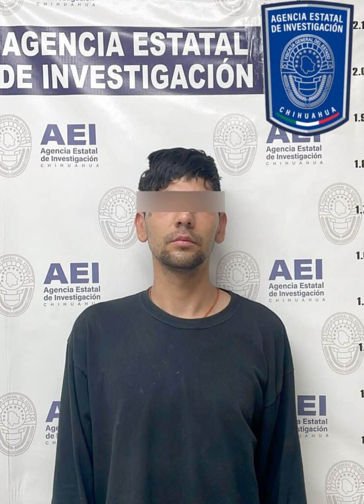 Detiene la AEI a masculino en flagrancia por posesión de drogas en la ciudad de Chihuahua