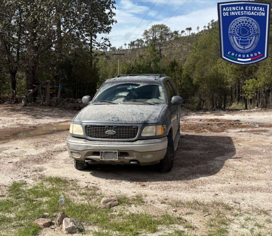 Recupera AEI camioneta robada en Guachochi