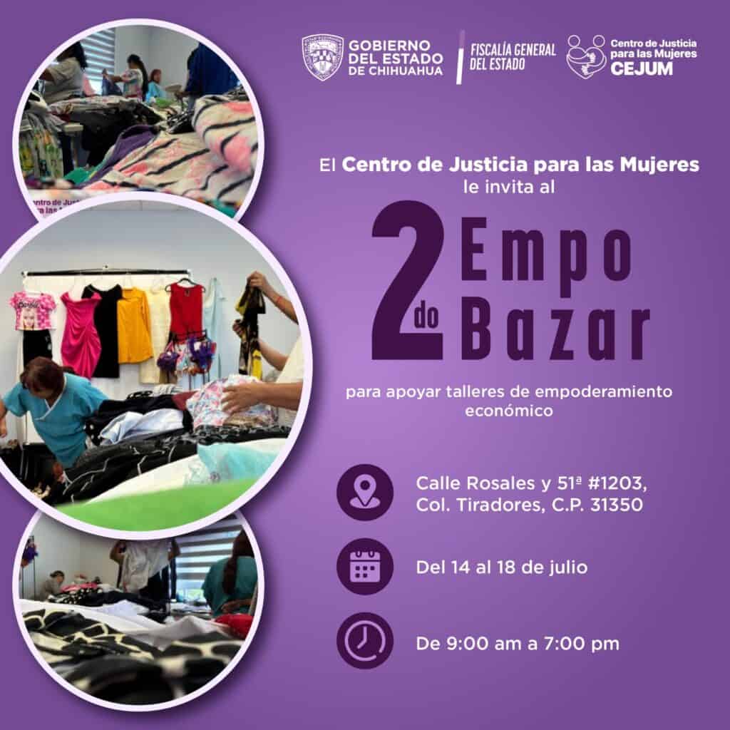 Invita CEJUM a la ciudadanía al Empo Bazar